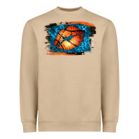 Mushroom Basketball Lips Heavyweight Sweatshirt - Jasminsmagicworld