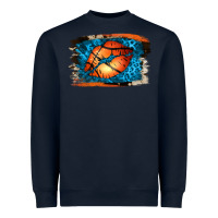 Navy Basketball Lips Heavyweight Sweatshirt - Jasminsmagicworld