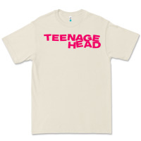 Bone Teenage Head Print (Pink) Plain Premium Tee - PixelFlow