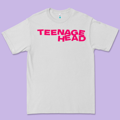 Teenage Head Print (pink) Plain Premium Tee Designed By Pixelflow