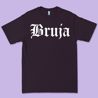 Womens Bruja Old English Chola Witchy V Neck T Shirt Premium Tee Designed By Pixelflow