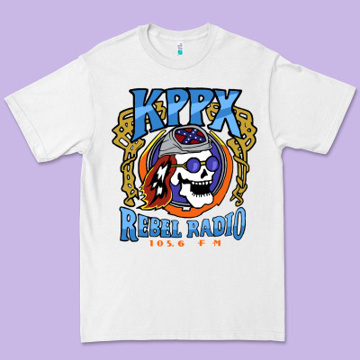 Kppx Rebel Radio Premium Tee Designed By Pixelflow