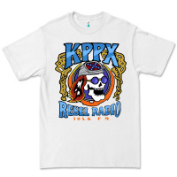 White Kppx Rebel Radio Premium Tee - PixelFlow