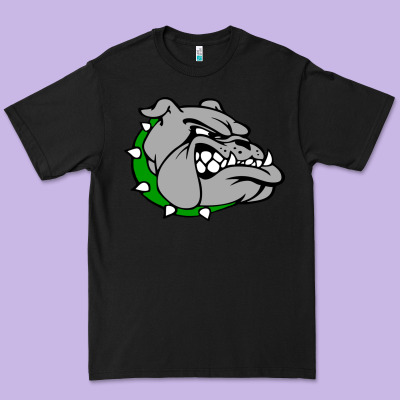 Ashville High School, Ashville Bulldogs Premium Tee Designed By Pixelflow