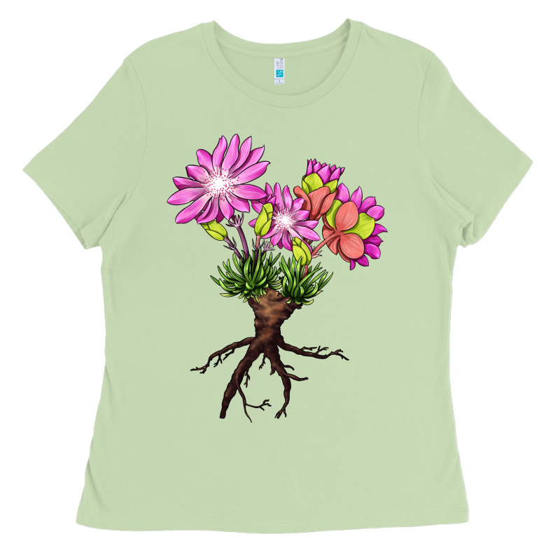 Bitterroot Flower Ladies Tee by LillyAllenDesigns | Teevron