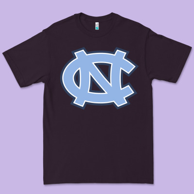 Unc Tar Heels Premium Tee Designed By Pixelflow