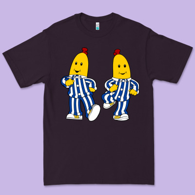Bananas Double Premium Tee Designed By Pixelflow