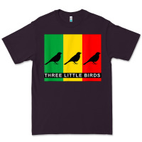 Plum THREE LITTLE BIRDS Premium Tee - PixelFlow