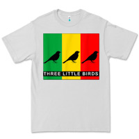 Dove Grey THREE LITTLE BIRDS Premium Tee - PixelFlow