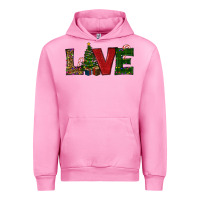 Fuchsia Pink christmas tree love Urban Hoodie - RanaPortraitStore