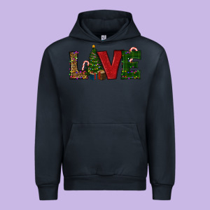 Christmas Tree Love Urban Hoodie Designed By Ranaportraitstore