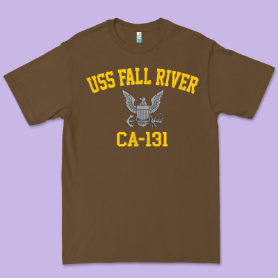 Uss Fall River Ca 131 Premium Tee Designed By Pixelflow