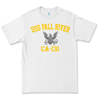 White uss fall river ca 131 Premium Tee - PixelFlow