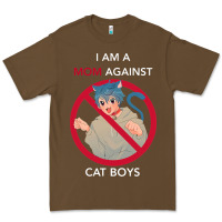 Cacao i am a mom against cat boys Premium Tee - PixelFlow