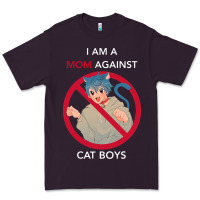 Plum i am a mom against cat boys Premium Tee - PixelFlow