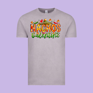Nachos Valentine Vintage Tee Designed By Cowhidedigitalart