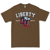 Liberty University Flames Football Lynchburg Virginia Sparky The Eagle Premium Tee | Teevron