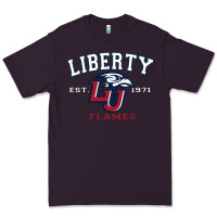 Plum liberty university flames football lynchburg virginia sparky the eagle Premium Tee - PixelFlow