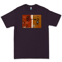 Plum It’s Always Sunny Painting Premium Tee - PixelFlow