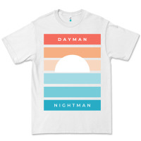 White DAYMAN NIGHTMAN - It's Always Sunny Premium Tee - PixelFlow