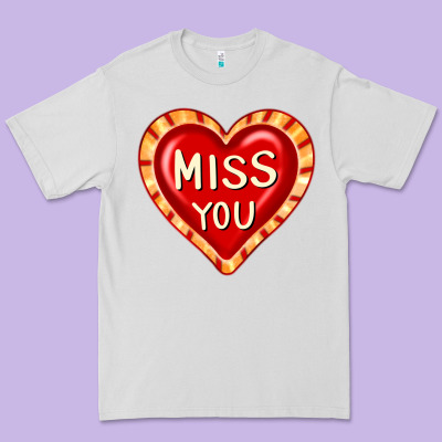 Valentine's Day Hearts 6 Premium Tee Designed By Fadigitalartstudio
