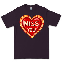 Plum valentine's day hearts 6 Premium Tee - FaDigitalArtStudio