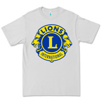 Dove Grey lions clubs international classic Premium Tee - PixelFlow