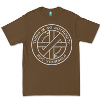 Cacao Crass   There Is No  Authority But Yourself Classic Premium Tee - PixelFlow