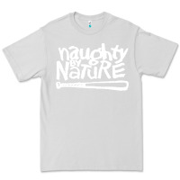 Dove Grey naughty by nature Premium Tee - PixelFlow