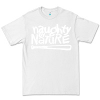 White naughty by nature Premium Tee - PixelFlow