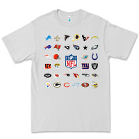 Dove Grey american football team collage    wall art Premium Tee - PixelFlow