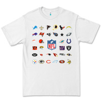 White american football team collage    wall art Premium Tee - PixelFlow