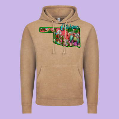 Oklahoma Vintage Hoodie Designed By Sublimationcraftshop