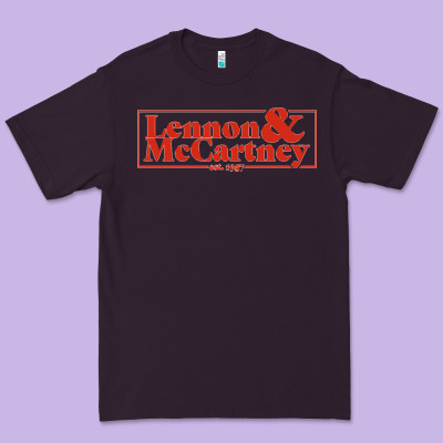 Lennon & Mccartney Classic Premium Tee Designed By Pixelflow