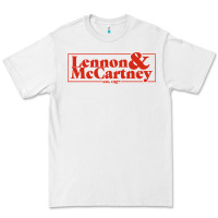 White lennon & mccartney Classic Premium Tee - PixelFlow