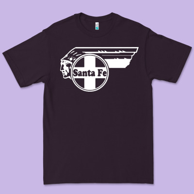 Big Chief Clean Santa Fe Railroad Premium Tee Designed By Pixelflow