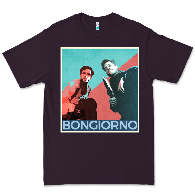 Inglorious Basterds - Bongiorno Poster Gift Premium Tee by PixelFlow | Teevron