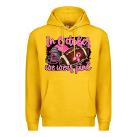 Lemon in october we wear pink with football Premium Hoodie - BarkalooDesign