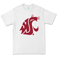 White washington state cougars Premium Tee - PixelFlow