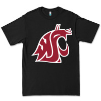 Black washington state cougars Premium Tee - PixelFlow