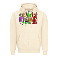 Sandshell crawfish season mardi gras carnival Zipper Hoodie - Jasminsmagicworld