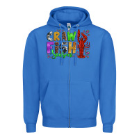 True Royal crawfish season mardi gras carnival Zipper Hoodie - Jasminsmagicworld