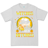 Dove Grey witches with hitches funny halloween costume gift Premium Tee - PixelFlow