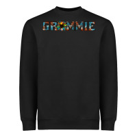 Black grammie cowhide sunflower 1 Heavyweight Sweatshirt - Jasminsmagicworld