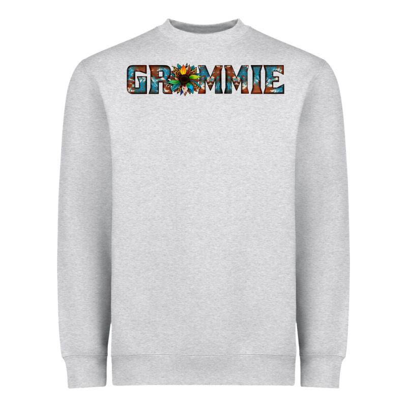 Grammie Cowhide Sunflower 1 Heavyweight Sweatshirt by Jasminsmagicworld | Teevron
