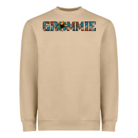 Mushroom grammie cowhide sunflower 1 Heavyweight Sweatshirt - Jasminsmagicworld