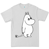 Dove Grey moomin character Premium Tee - PixelFlow