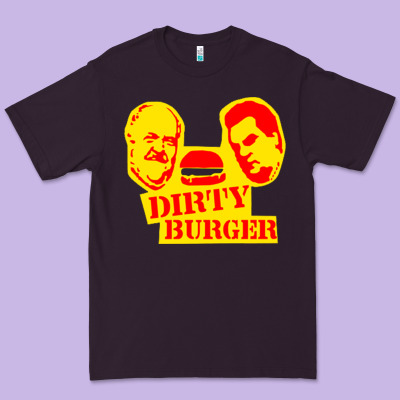 Dirty Burger Premium Tee Designed By Pixelflow