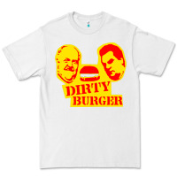 White dirty burger Premium Tee - PixelFlow