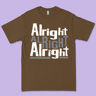 Matthew Mcconaughey Dazed & Confused Alright Alright Alright Hipster T Premium Tee Designed By Pixelflow
